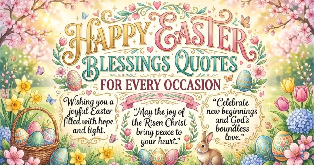Happy Easter Blessings Quotes for Every Occasion