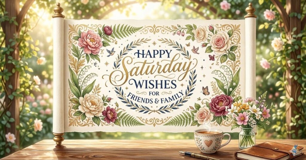 Happy Saturday Wishes for Friends & Family