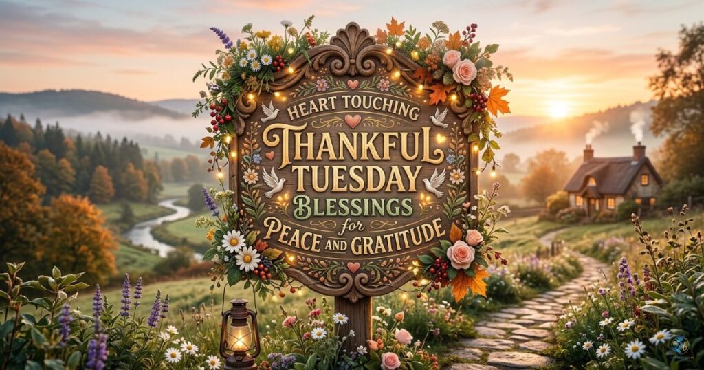 Heart Touching Thankful Tuesday Blessings for Peace and Gratitude