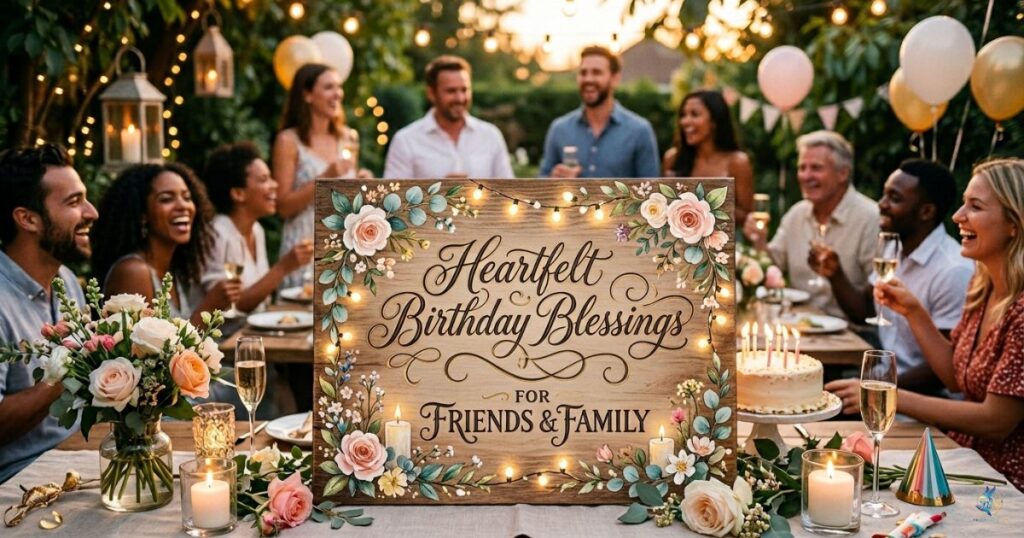 Heartfelt Birthday Blessings for Friends and Family