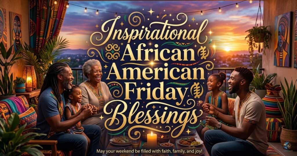 Inspirational African American Friday Blessings