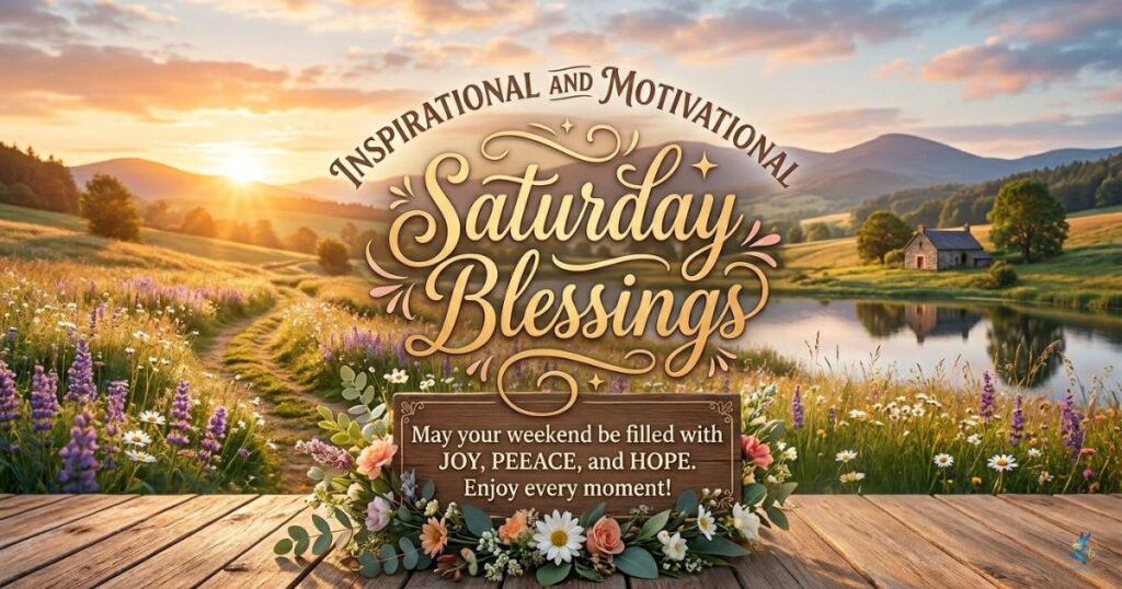 Inspirational and Motivational Saturday Blessings