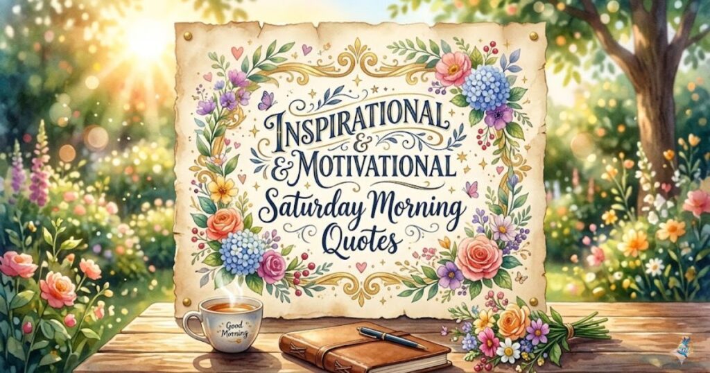 Inspirational & Motivational Saturday Morning Quotes