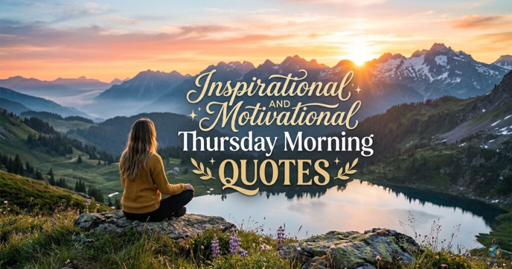 Inspirational and Motivational Thursday Morning Quotes