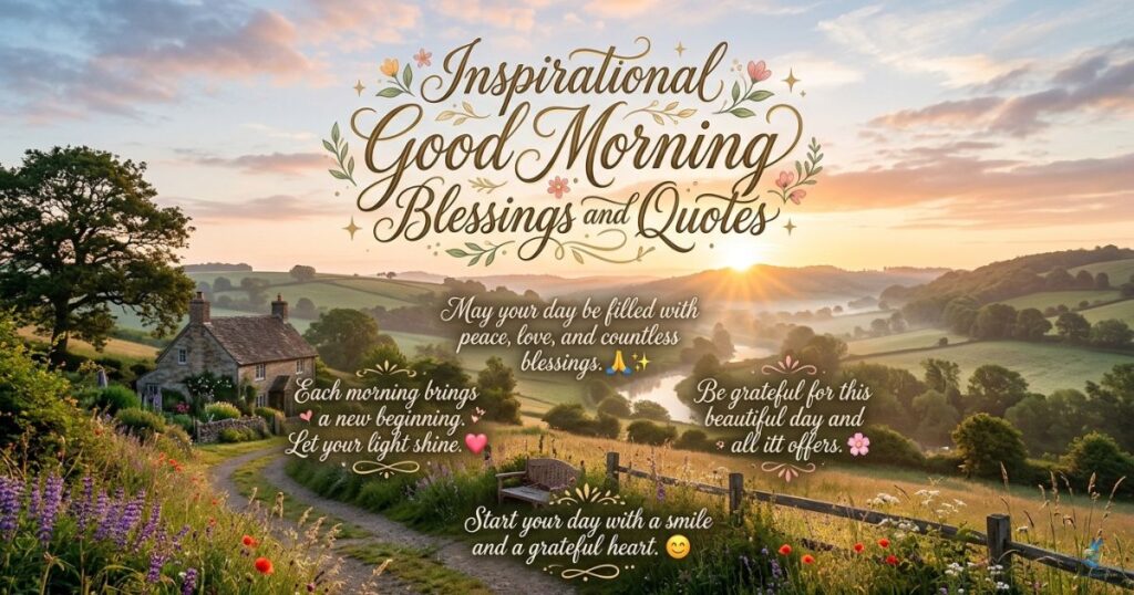 Inspirational Good Morning Blessings and Quotes