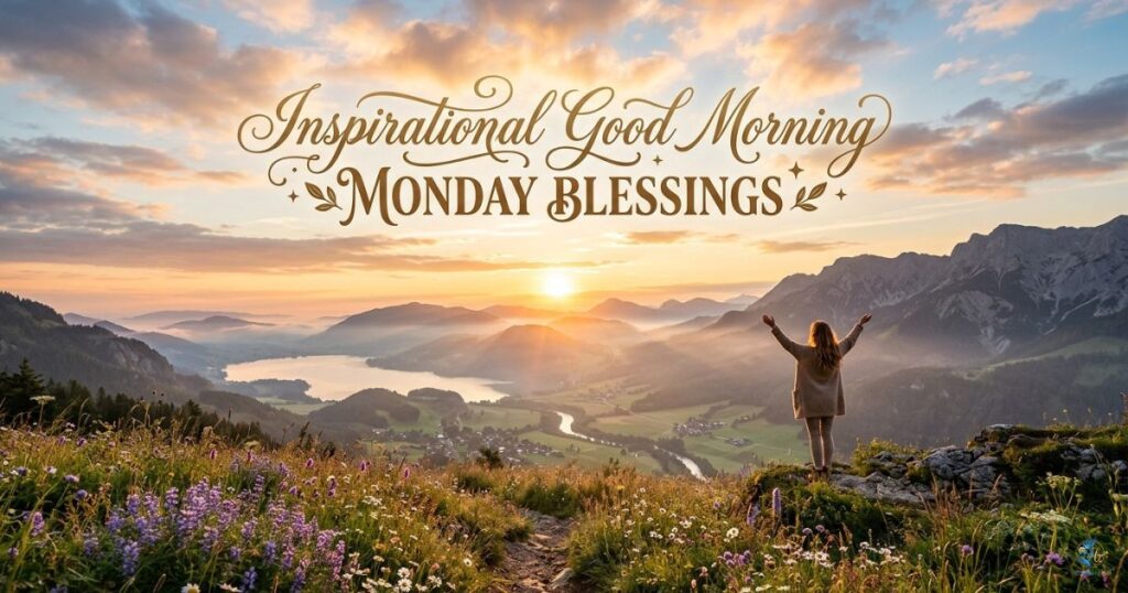 Inspirational Good Morning Monday Blessings