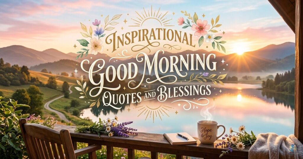 Inspirational Good Morning Quotes and Blessings