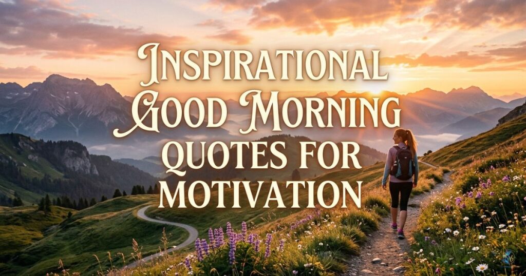 Inspirational Good Morning Quotes for Motivation