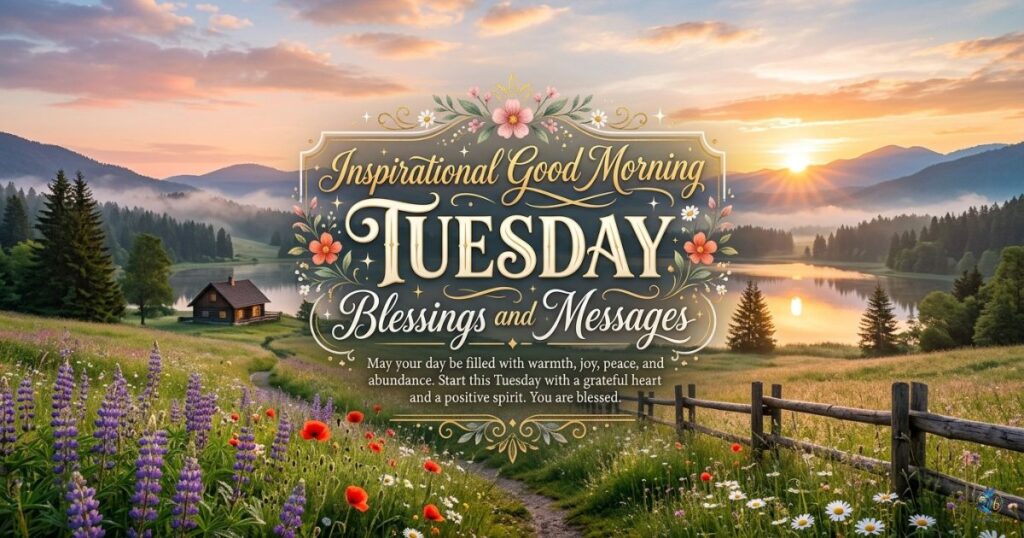 Inspirational Good Morning Tuesday Blessings and Messages