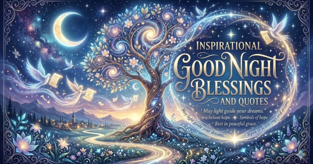 Inspirational Good Night Blessings and Quotes