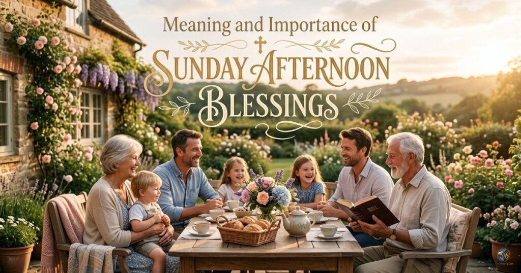Meaning and Importance of Sunday Afternoon Blessings