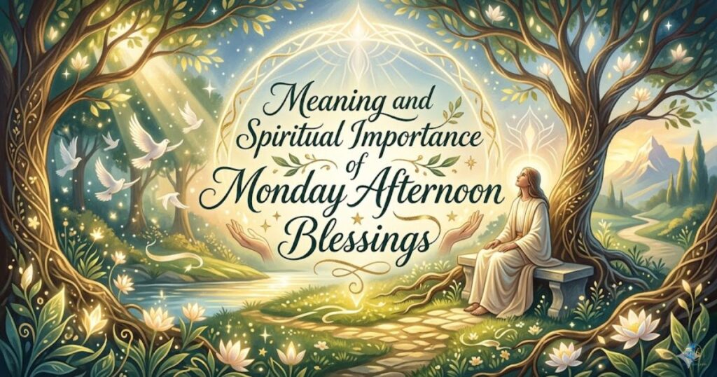 Meaning and Spiritual Importance of Monday Afternoon Blessings