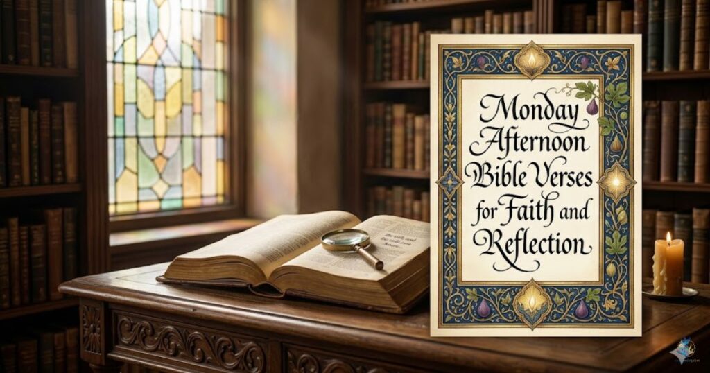 Monday Afternoon Bible Verses for Faith and Reflection