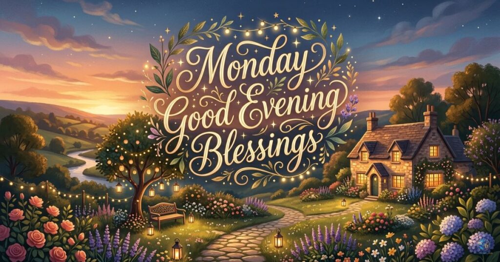 Monday Good Evening Blessings