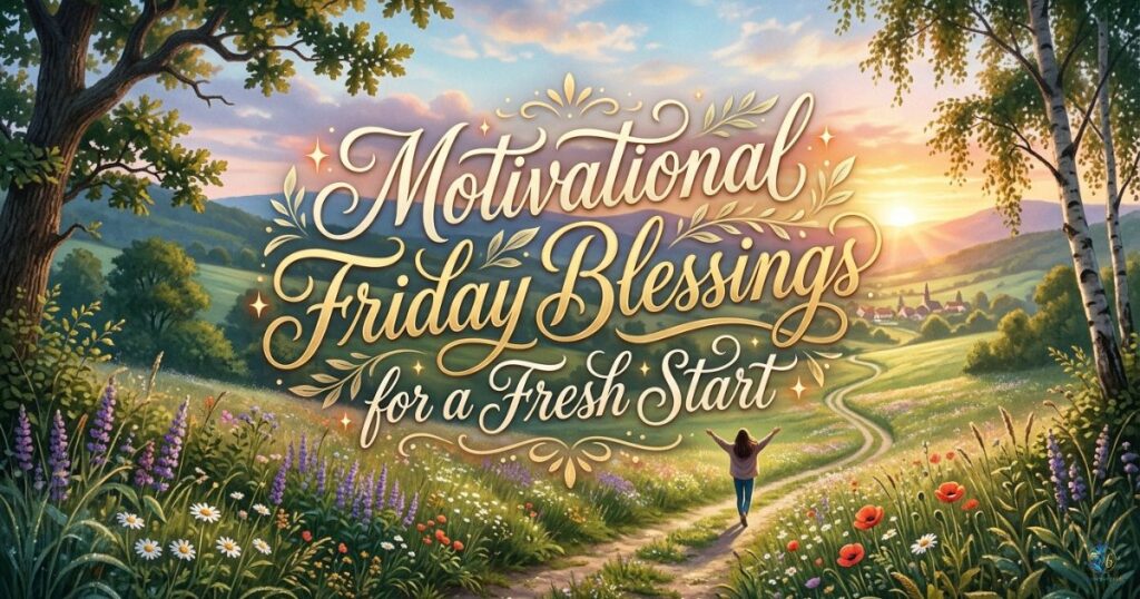 Motivational Friday Blessings for a Fresh Start