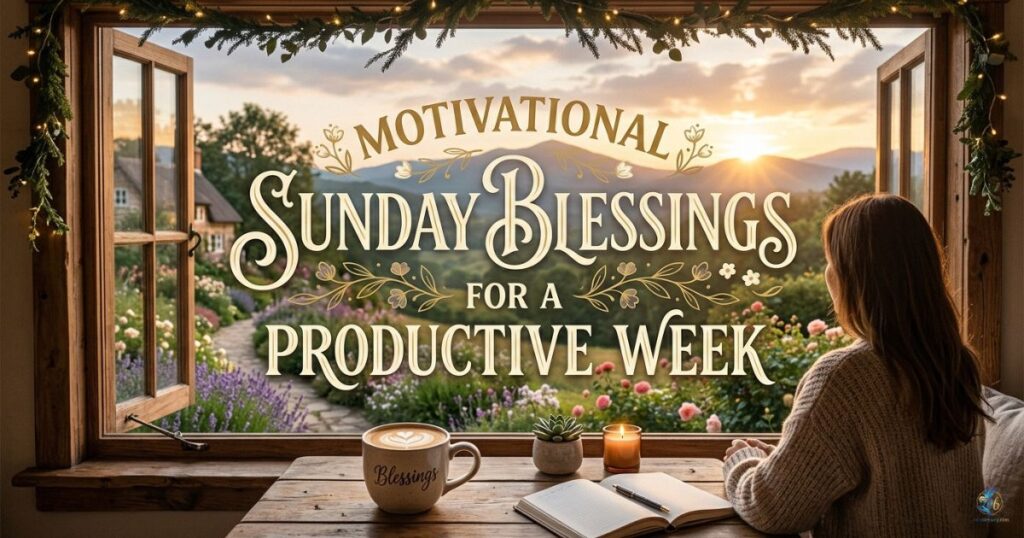 Motivational Sunday Blessings for a Productive Week