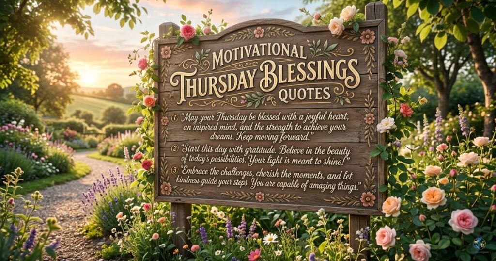 Motivational Thursday Blessings Quotes