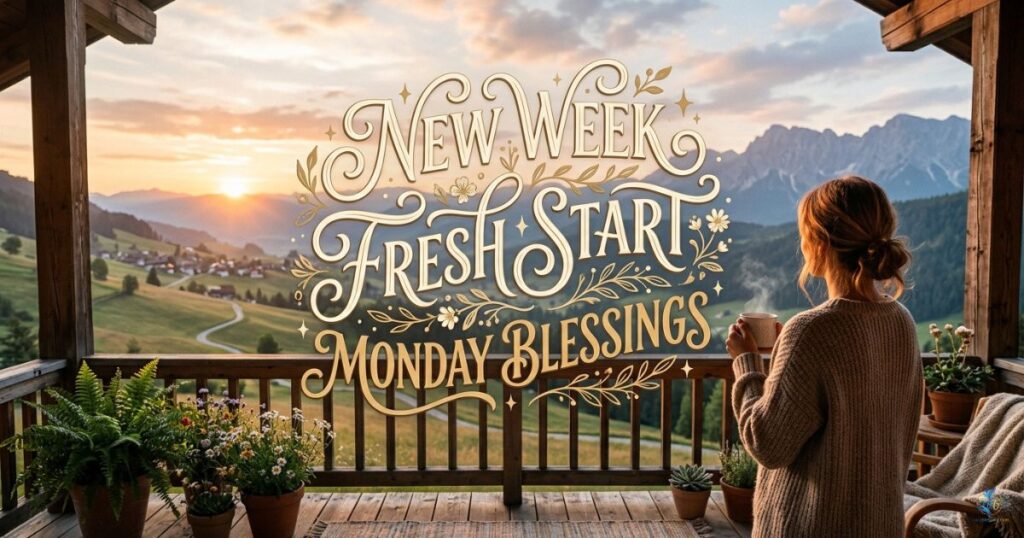 New Week Fresh Start Monday Blessings