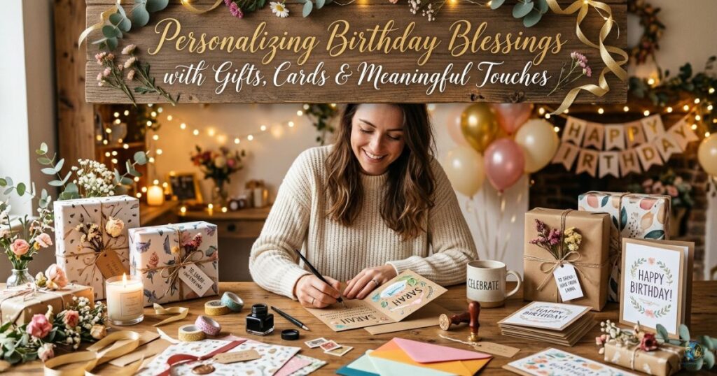 Personalizing Birthday Blessings with Gifts, Cards & Meaningful Touches
