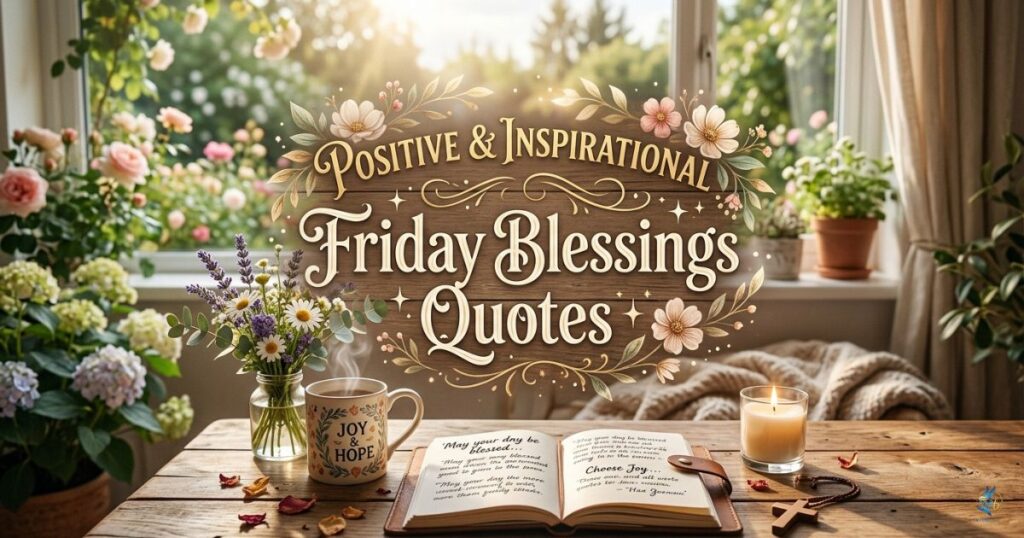 Positive & Inspirational Friday Blessings Quotes