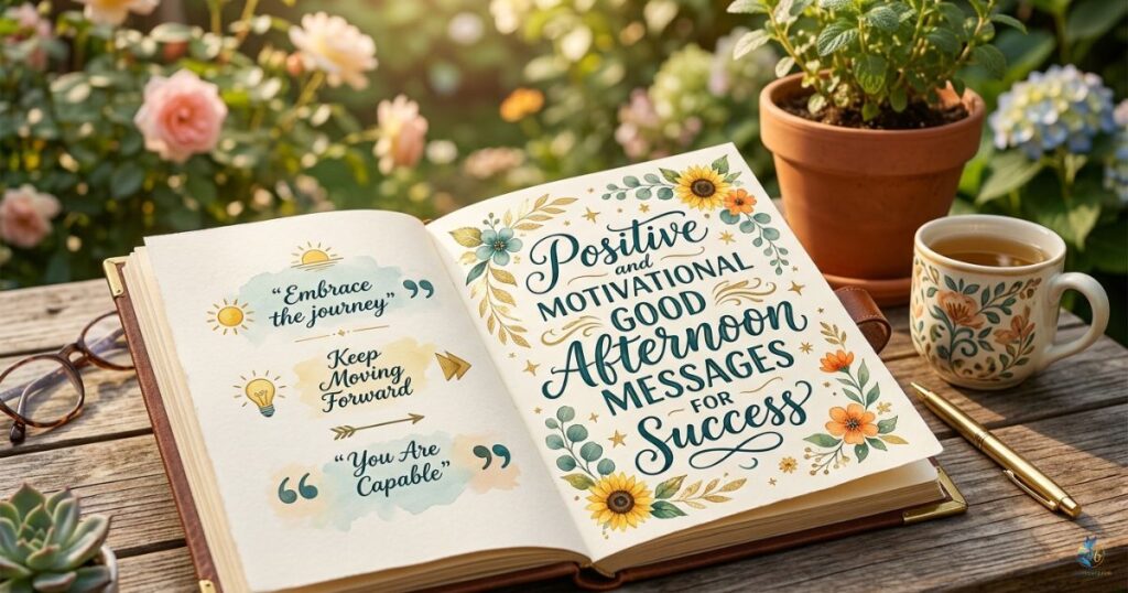 Positive and Motivational Good Afternoon Messages for Success
