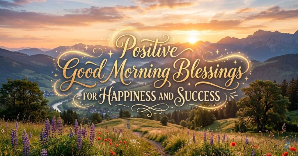 Positive Good Morning Blessings for Happiness and Success