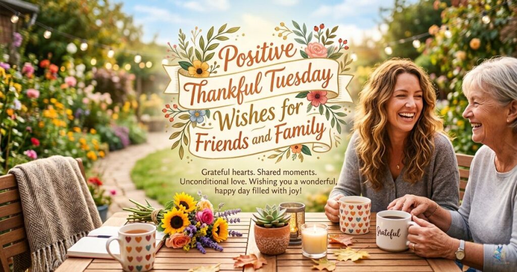 Positive Thankful Tuesday Wishes for Friends and Family