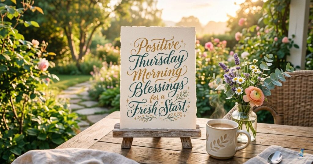 Positive Thursday Morning Blessings for a Fresh Start