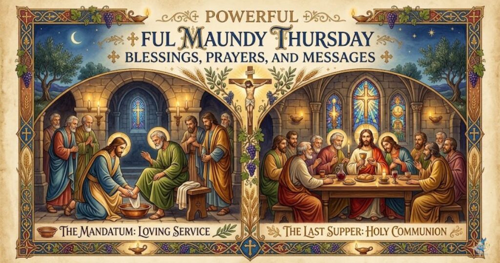Powerful Maundy Thursday Blessings, Prayers, and Messages
