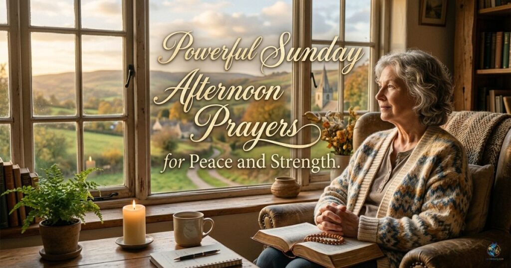 Powerful Sunday Afternoon Prayers for Peace and Strength