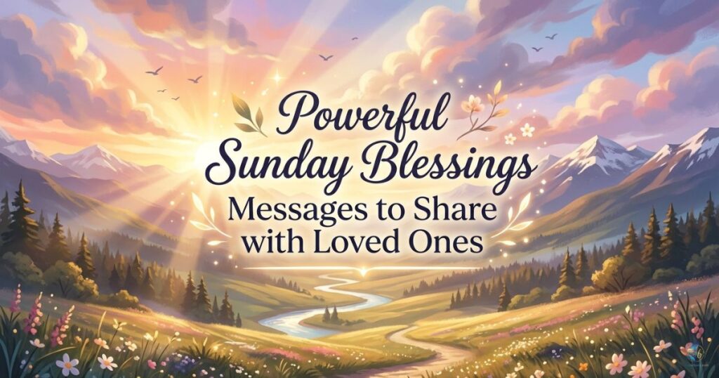 Powerful Sunday Blessings Messages to Share with Loved Ones