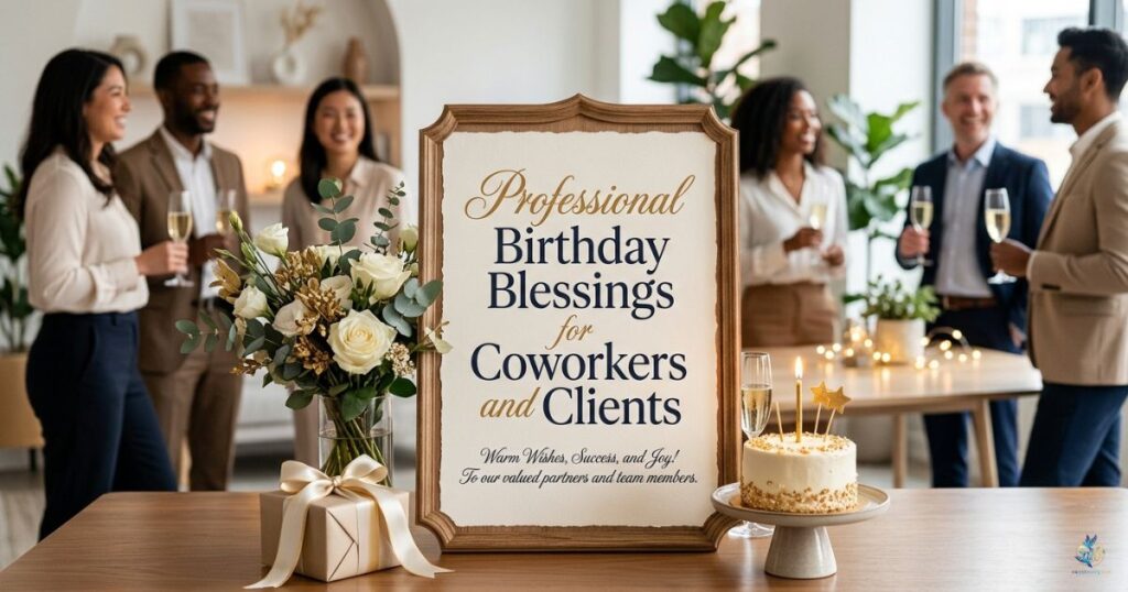 Professional Birthday Blessings for Coworkers and Clients