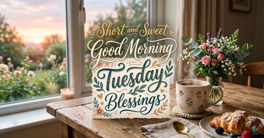 Short and Sweet Good Morning Tuesday Blessings