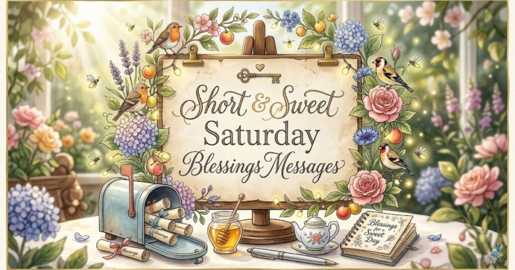 Short & Sweet Saturday Blessings Messages