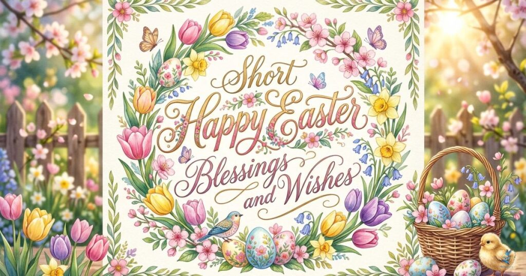Short Happy Easter Blessings and Wishes