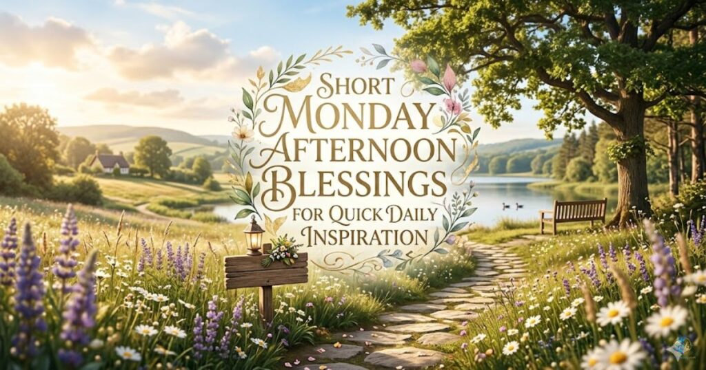 Short Monday Afternoon Blessings for Quick Daily Inspiration