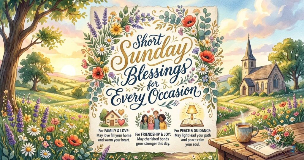 Short Sunday Blessings for Every Occasion