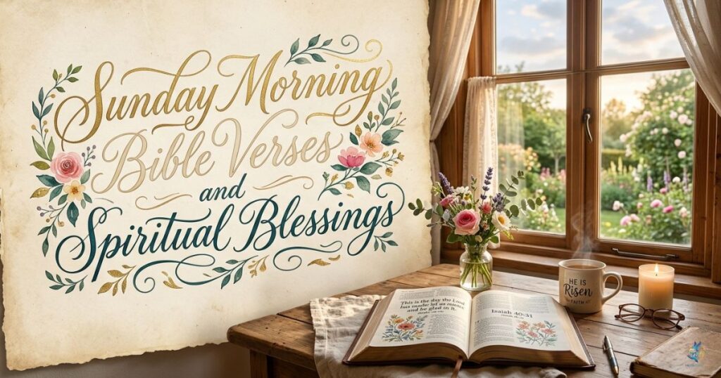 Sunday Morning Bible Verses and Spiritual Blessings