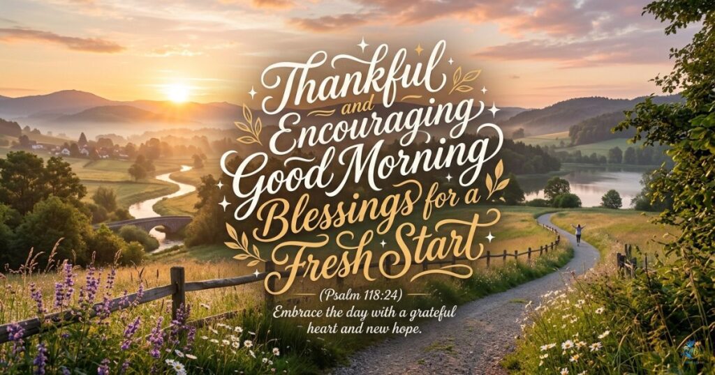 Thankful and Encouraging Good Morning Blessings for a Fresh Start