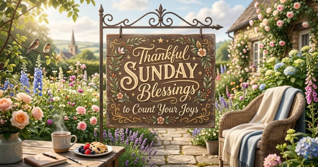 Thankful Sunday Blessings to Count Your Joys