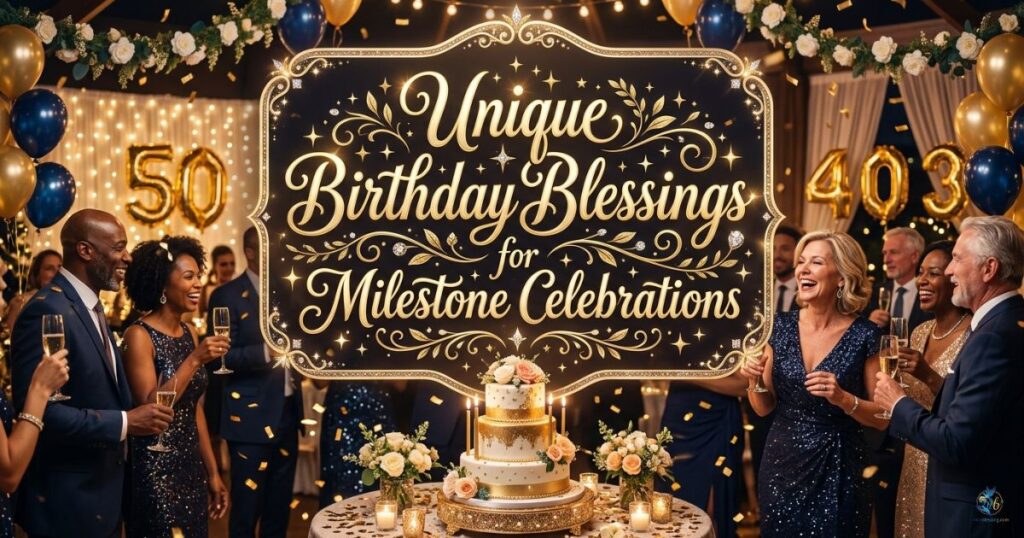 Unique Birthday Blessings for Milestone Celebrations