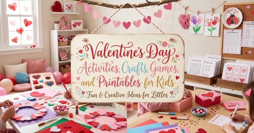 Valentine’s Day Activities, Crafts, Games, and Printables for Kids