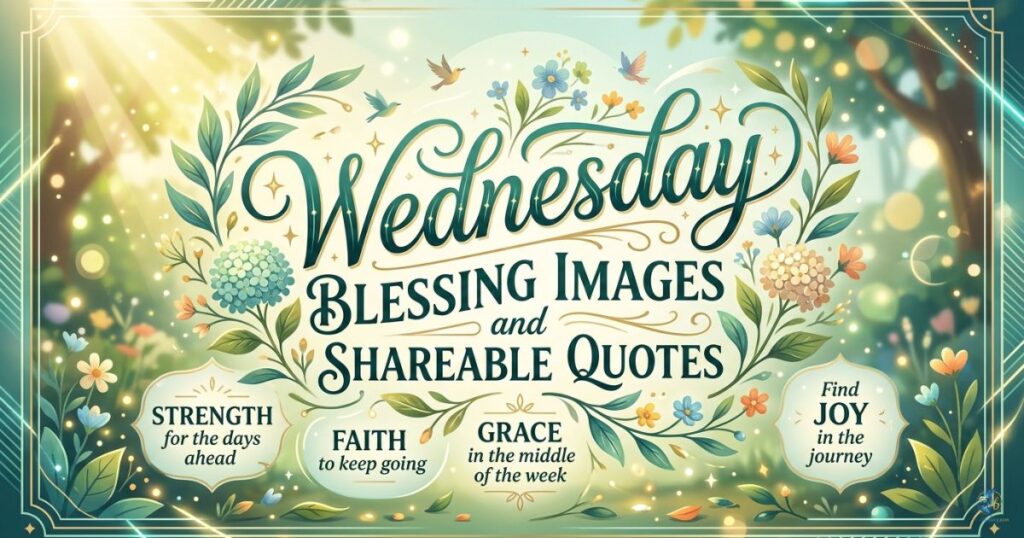 Wednesday Blessing Images and Shareable Quotes