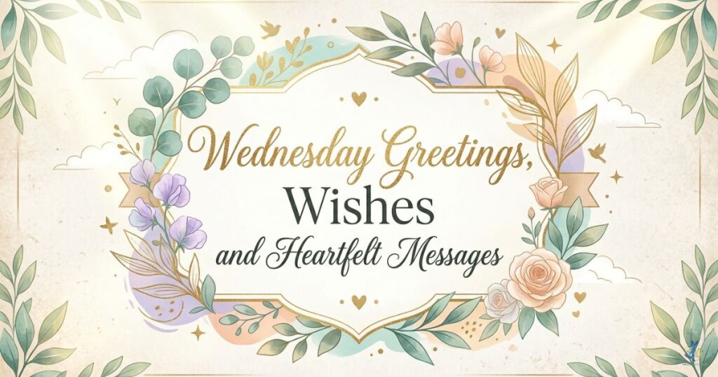 Wednesday Greetings, Wishes and Heartfelt Messages