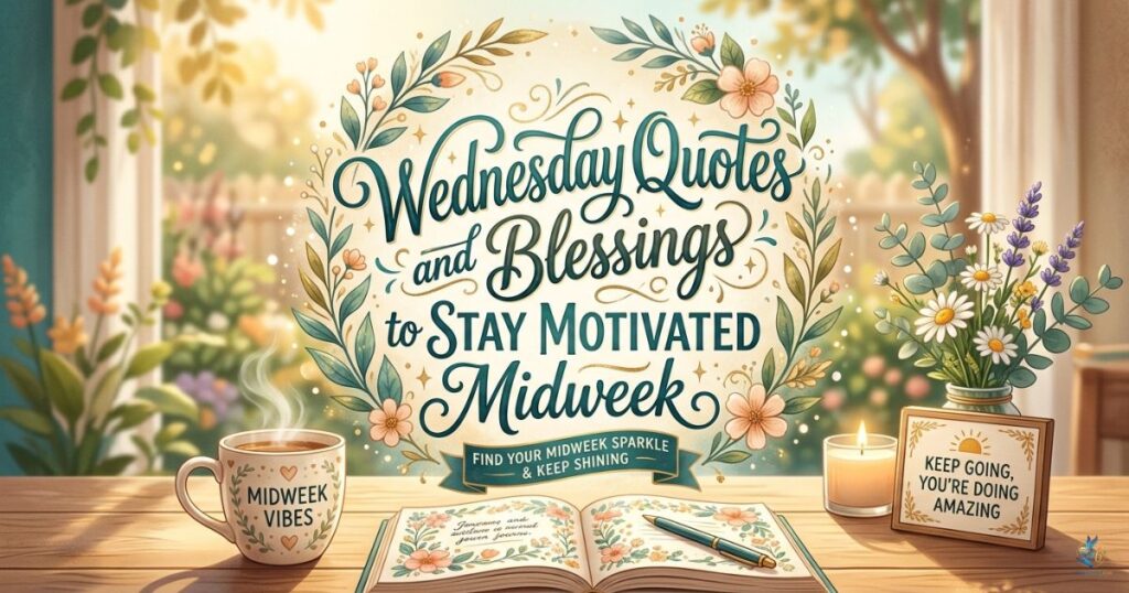 Wednesday Quotes and Blessings to Stay Motivated Midweek