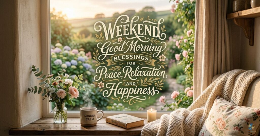 Weekend Good Morning Blessings for Peace, Relaxation and Happiness