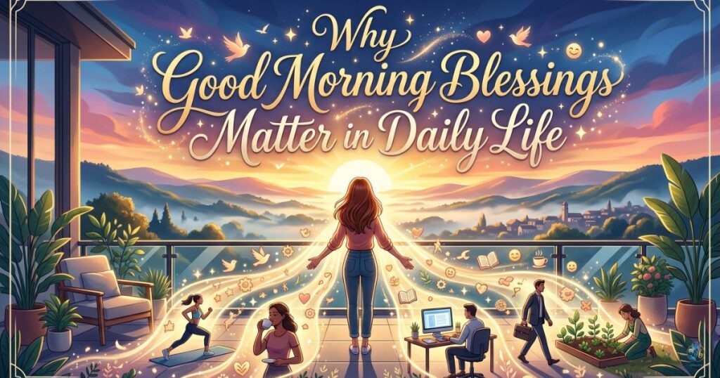 Why Good Morning Blessings Matter in Daily Life